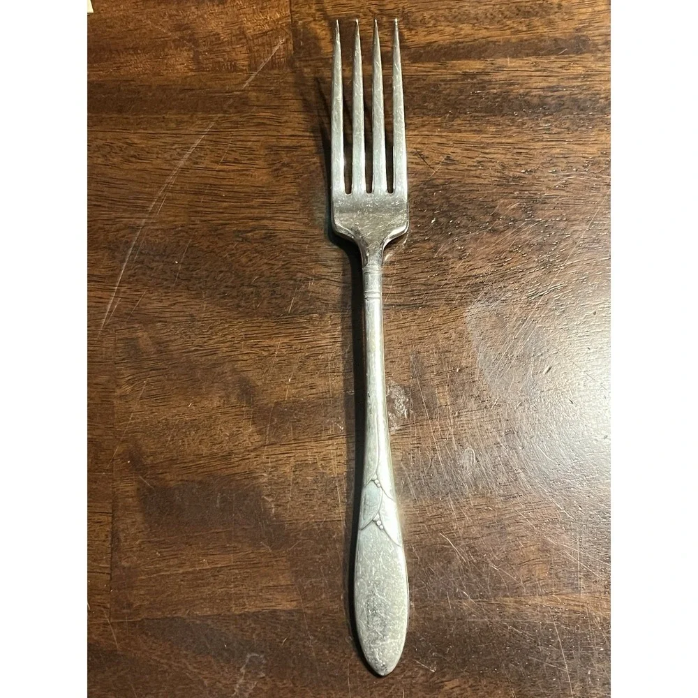 Vintage 50pc Oneida Community Silverplate Flatware Set - Coronation 1936‎ - Case